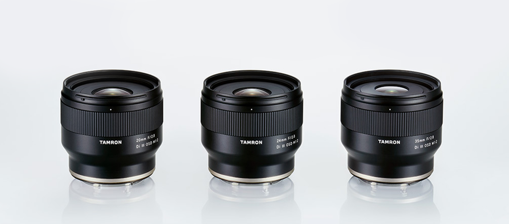 NUEVOS LENTES TAMRON PARA SONY E-MOUNT (20mm, 24mm y 35mm)