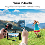 Soporte de teléfono para vídeo de K&F Concept de doble empuñadura