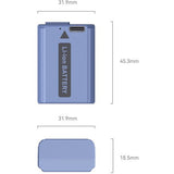 Batería Recargable SmallRig NP-FW50 con USB-C para Sony