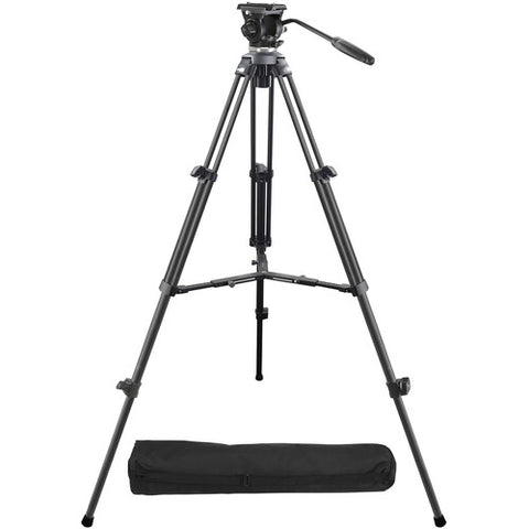 Trípode Para Video Con Cabeza Fluida - EK610R de Fribra de Carbono