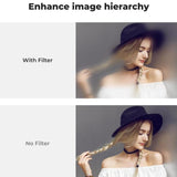 Filtro K&F de 82mm efecto enfoque central