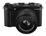 Cámara mirrorless Fujifilm X-M5 con lente 15-45mm