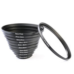 Anillos adaptadores K&F Concept Sterp Up - 11 piezas