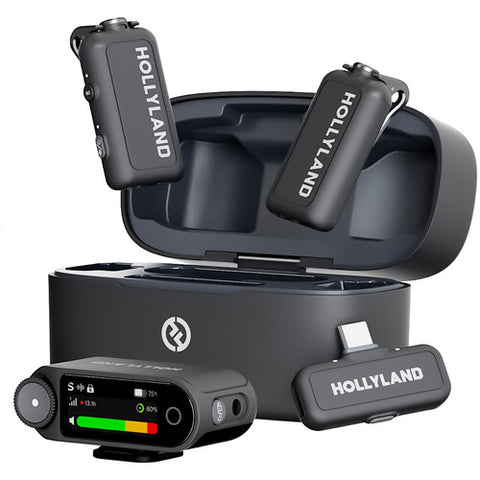 Kit de micrófonos inalámbricos Hollyland - Lark Max 2 (2 personas)