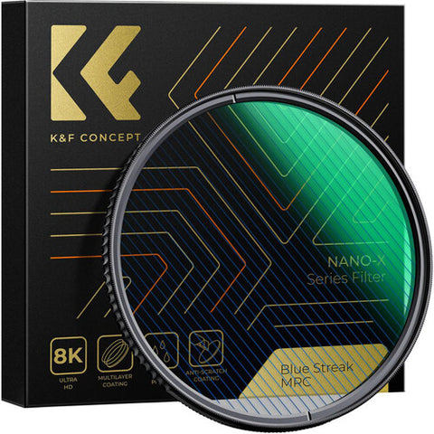 Filtro K&F Concept Blue Streak de - Efecto anamórfico serie Nano-Xcel