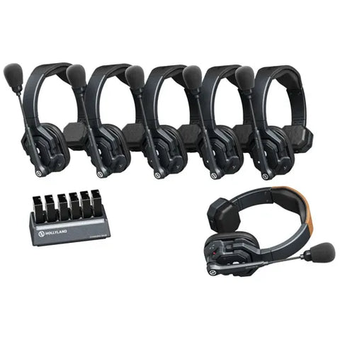 Kit de intercom inalámbrico Hollyland de 6 estaciones - Solidcom SE 6