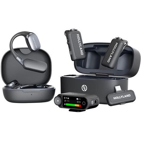 Kit de micrófonos inalámbricos Hollyland - Lark Max 2 Ultimate (2 personas)