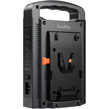 Cargador de batería doble con montura V