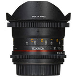 Lente Ojo De Pez 12mm T3.1 - Canon EF